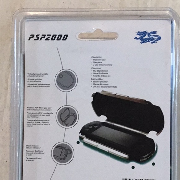 PlayStation PSP 2000 Console Case Holder System Protective Polycarbonate Protect - Picture 5 of 12